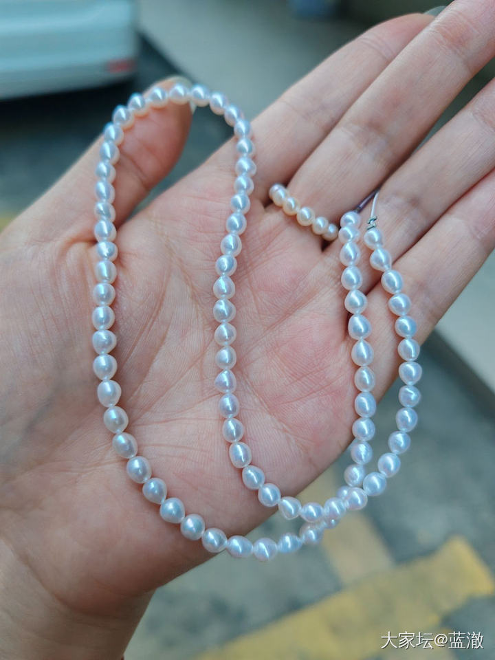 各种镶嵌珍珠首饰，都是银镶_有机宝石