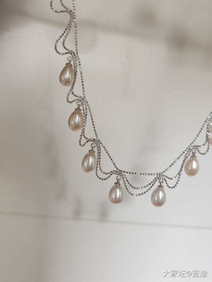 各种镶嵌珍珠首饰，都是银镶_有机宝石