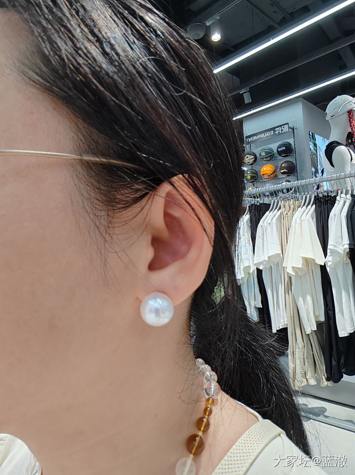 各种镶嵌珍珠首饰，都是银镶_有机宝石