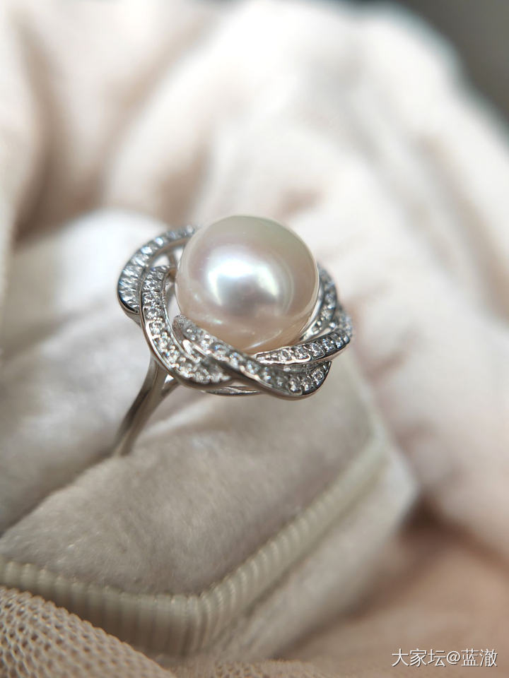 各种镶嵌珍珠首饰，都是银镶_有机宝石