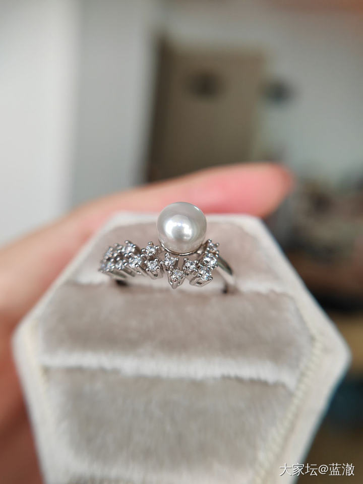 各种镶嵌珍珠首饰，都是银镶_有机宝石