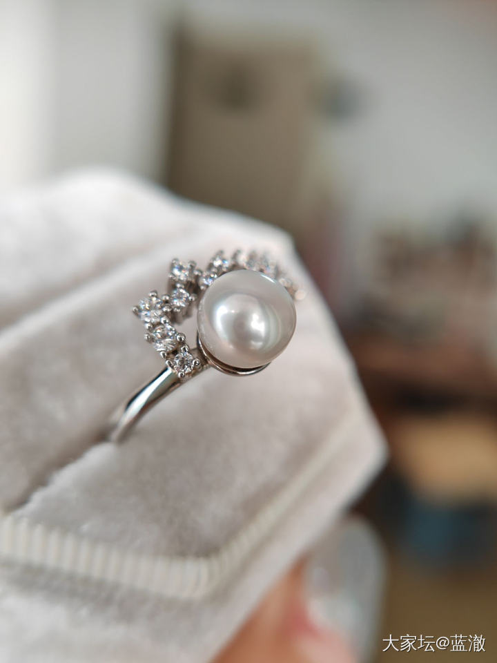 各种镶嵌珍珠首饰，都是银镶_有机宝石