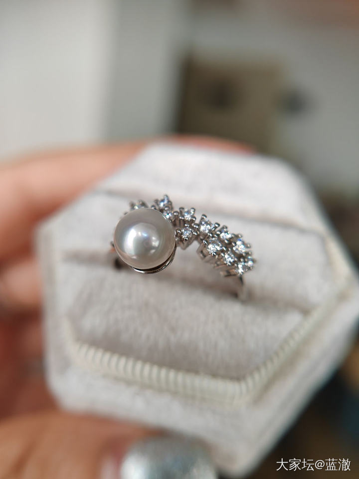 各种镶嵌珍珠首饰，都是银镶_有机宝石