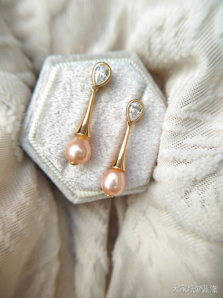 各种镶嵌珍珠首饰，都是银镶_有机宝石