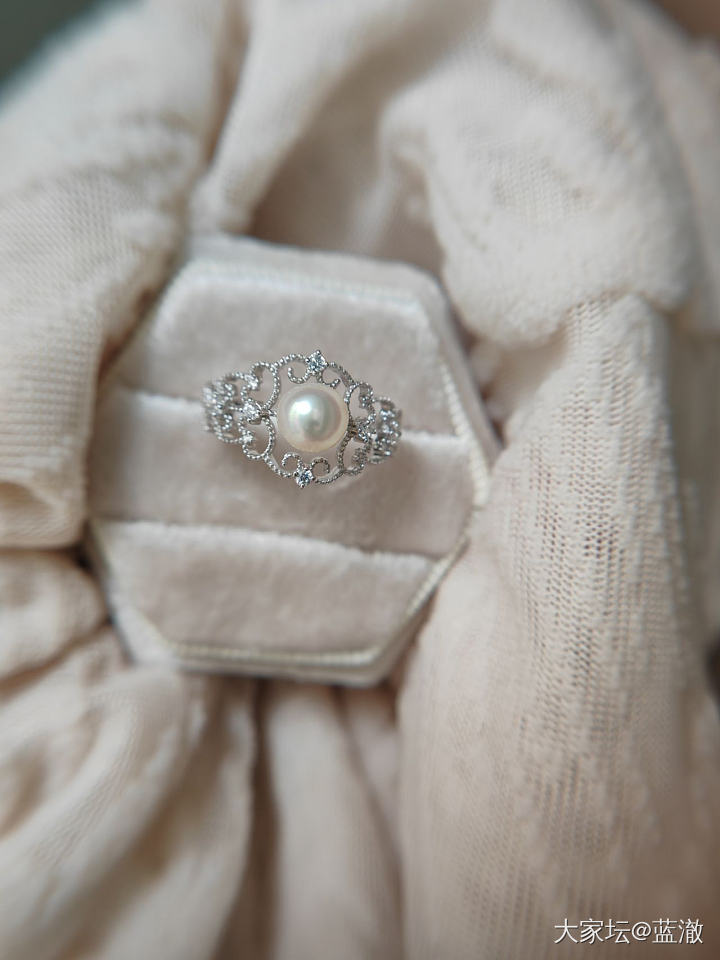 各种镶嵌珍珠首饰，都是银镶_有机宝石