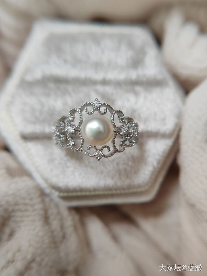 各种镶嵌珍珠首饰，都是银镶_有机宝石