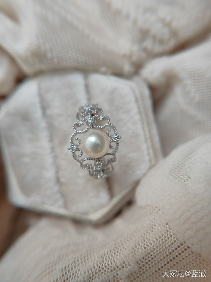 各种镶嵌珍珠首饰，都是银镶_有机宝石