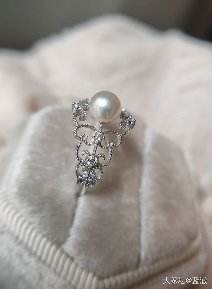 各种镶嵌珍珠首饰，都是银镶_有机宝石