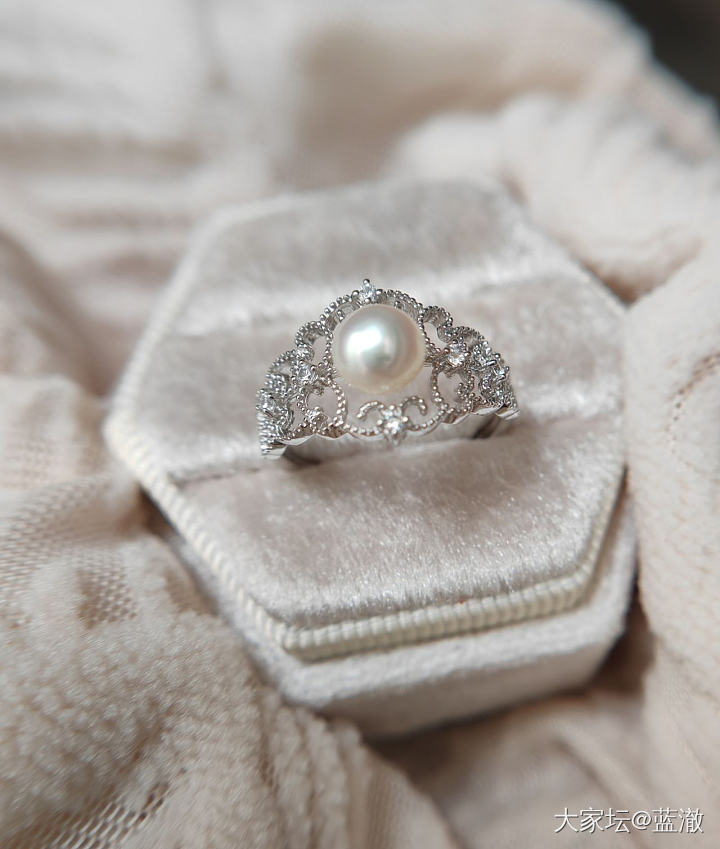 各种镶嵌珍珠首饰，都是银镶_有机宝石