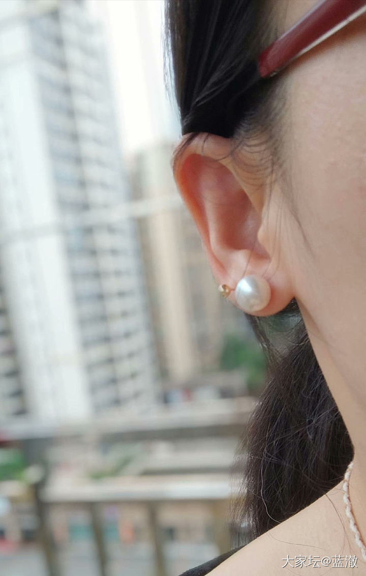 各种镶嵌珍珠首饰，都是银镶_有机宝石