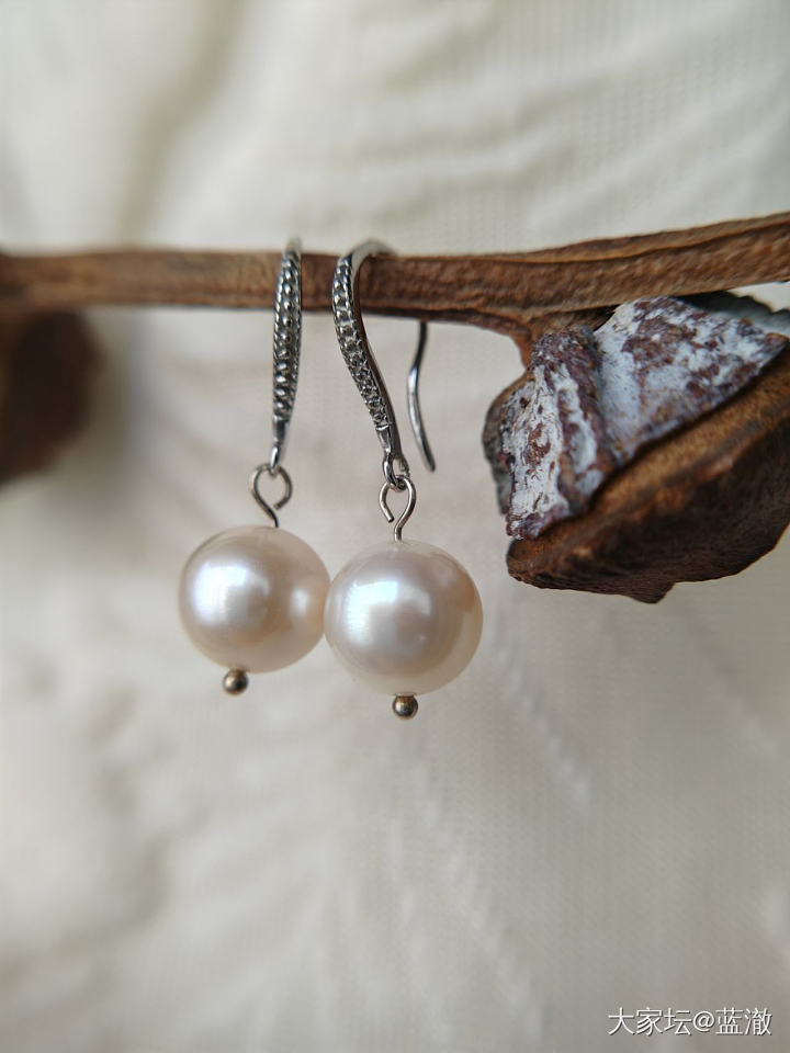 各种镶嵌珍珠首饰，都是银镶_有机宝石