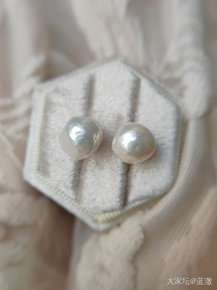 各种镶嵌珍珠首饰，都是银镶_有机宝石