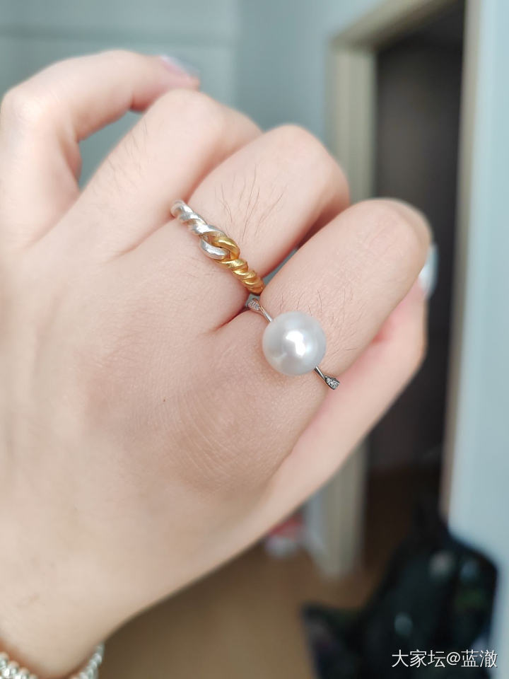 各种镶嵌珍珠首饰，都是银镶_有机宝石