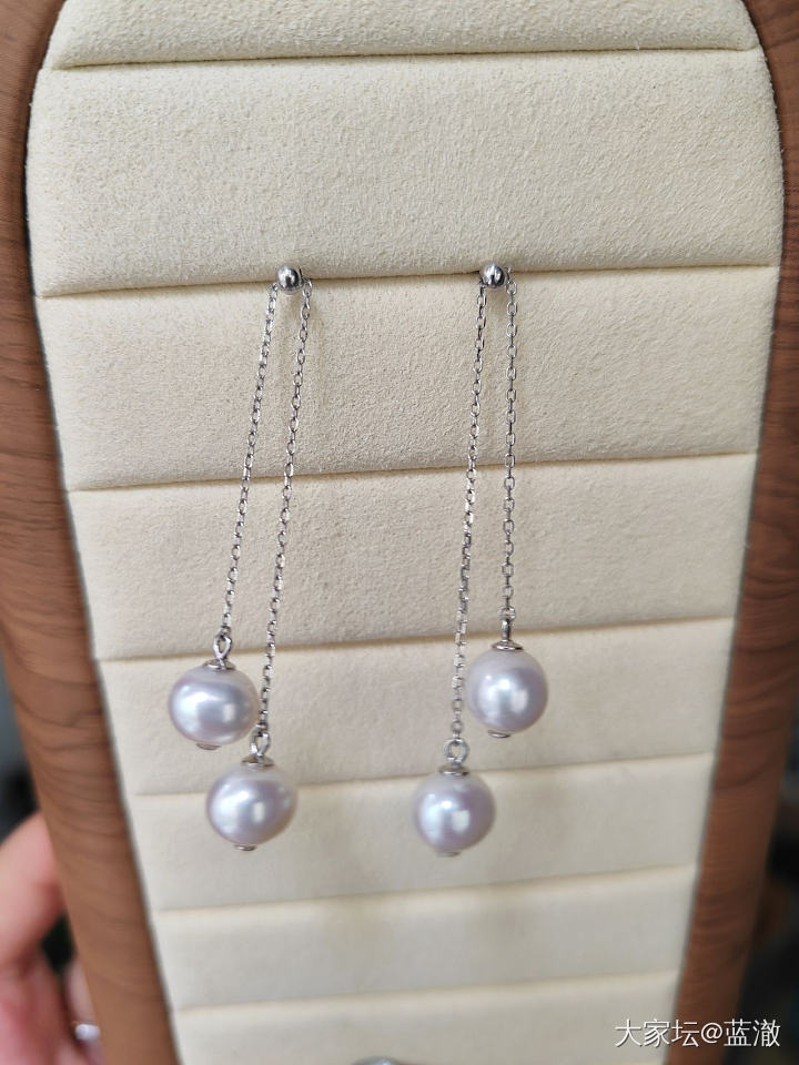 各种镶嵌珍珠首饰，都是银镶_有机宝石