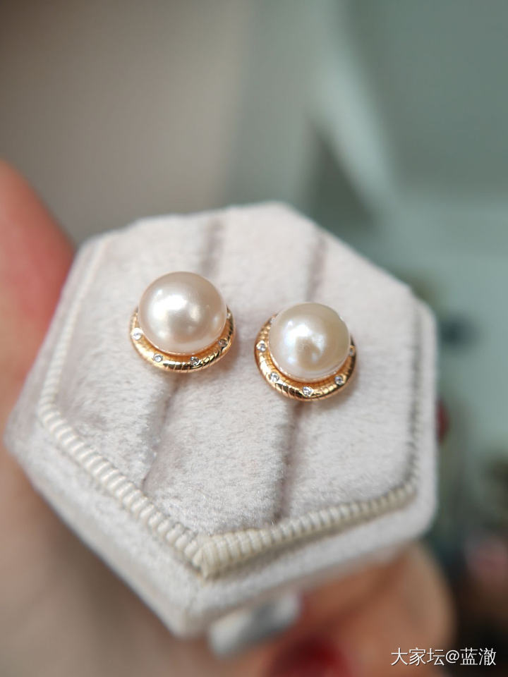 各种镶嵌珍珠首饰，都是银镶_有机宝石