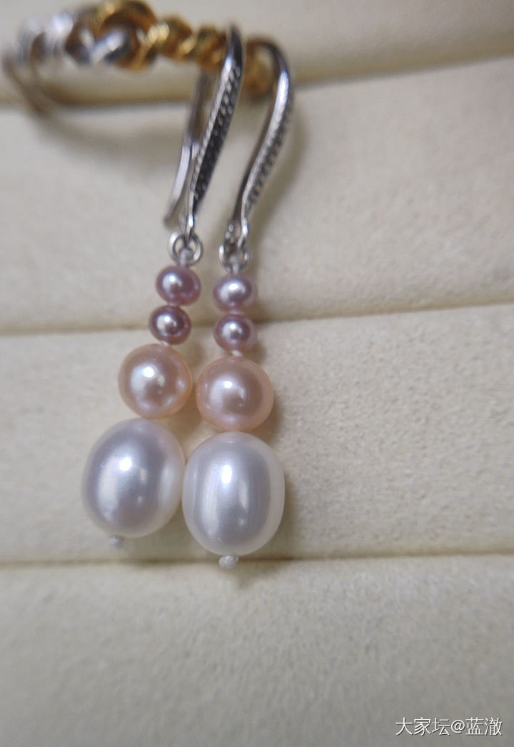 各种镶嵌珍珠首饰，都是银镶_有机宝石