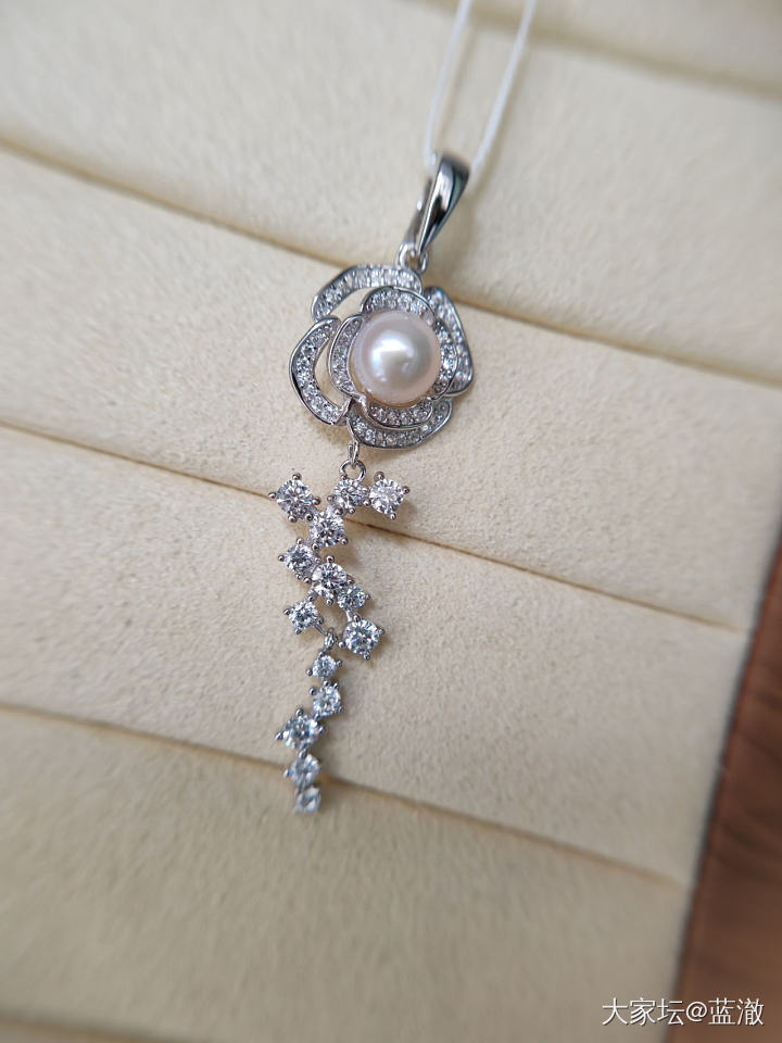 各种镶嵌珍珠首饰，都是银镶_有机宝石