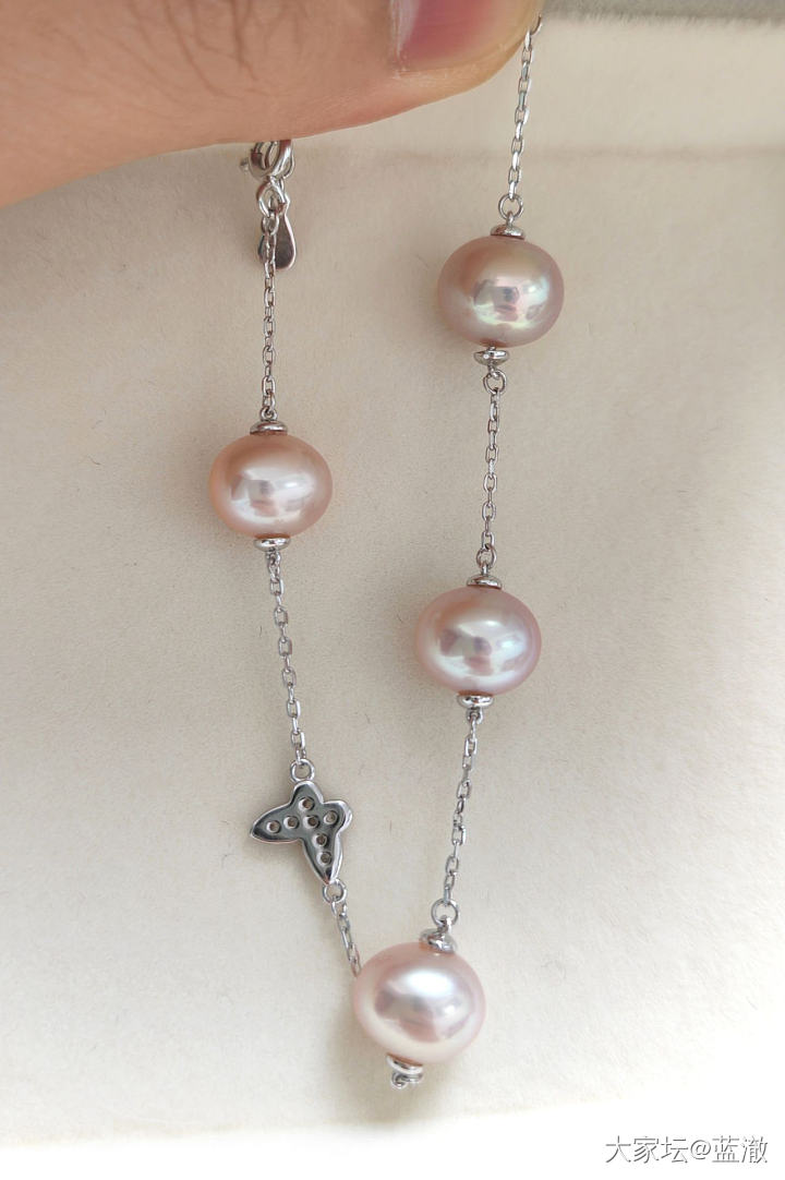 各种镶嵌珍珠首饰，都是银镶_有机宝石