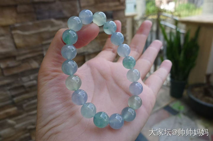 翡翠高冰马卡龙手链_翡翠