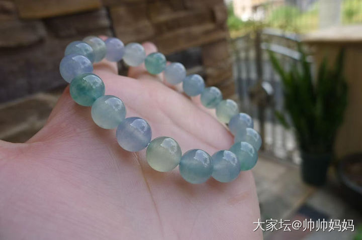 翡翠高冰马卡龙手链_翡翠