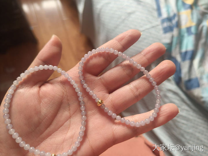 天然缅甸A货翡翠紫手串_翡翠