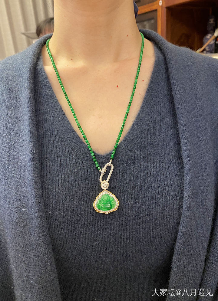 翡翠闲置吊坠手链平安扣佛公仙子_翡翠