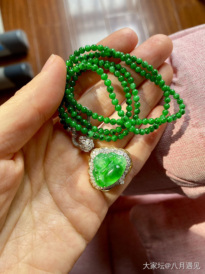 翡翠闲置吊坠手链平安扣佛公仙子_翡翠