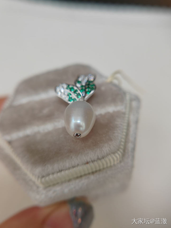 各种镶嵌珍珠首饰，都是银镶_有机宝石