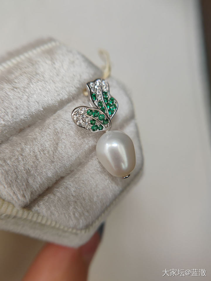 各种镶嵌珍珠首饰，都是银镶_有机宝石