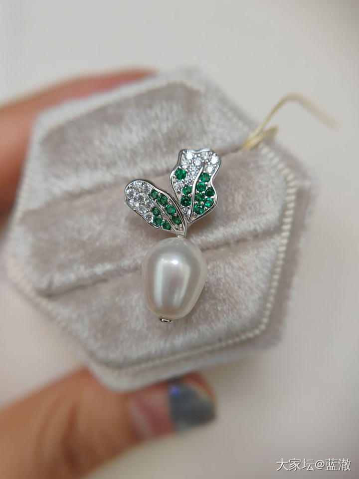 各种镶嵌珍珠首饰，都是银镶_有机宝石