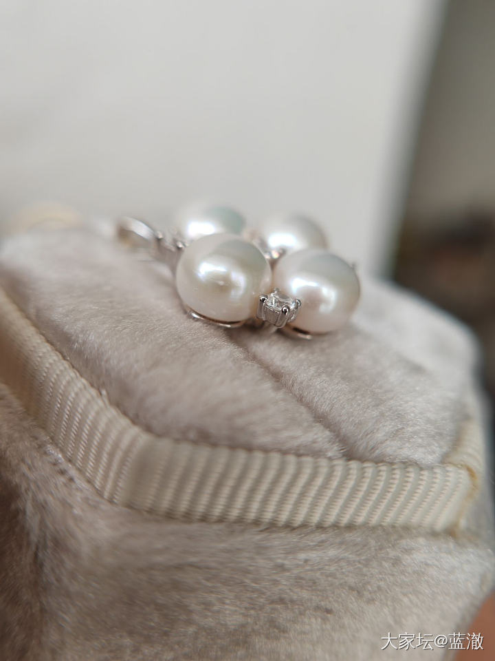 各种镶嵌珍珠首饰，都是银镶_有机宝石