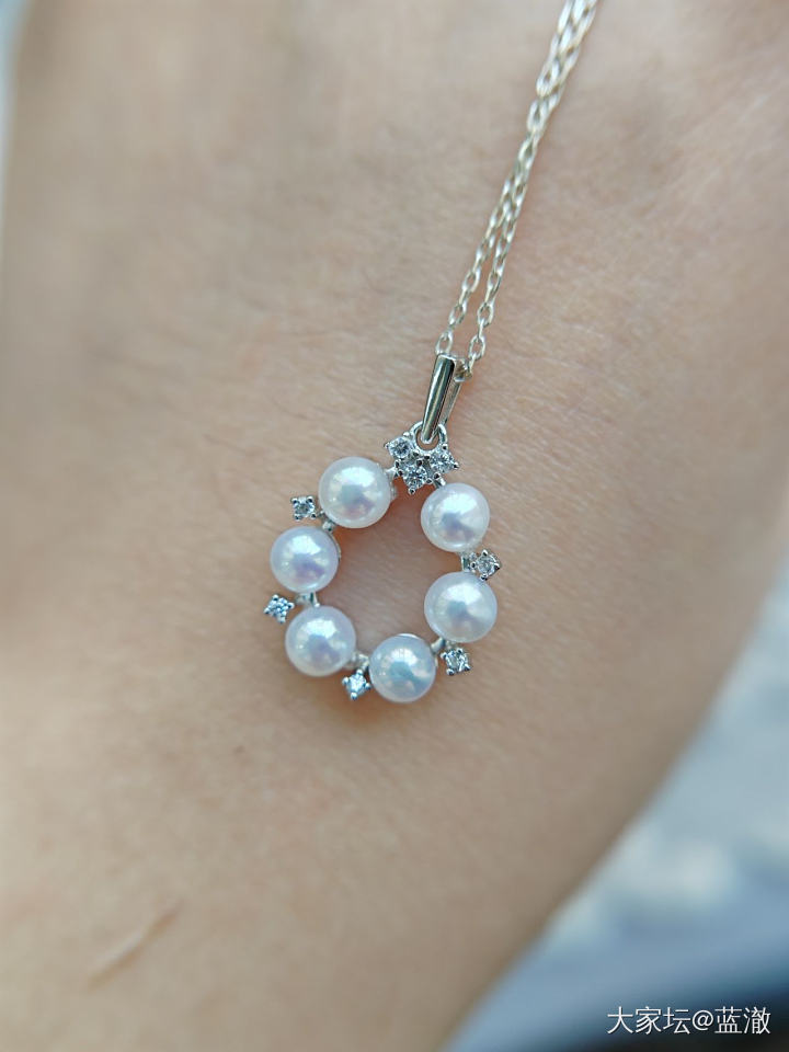 各种镶嵌珍珠首饰，都是银镶_有机宝石