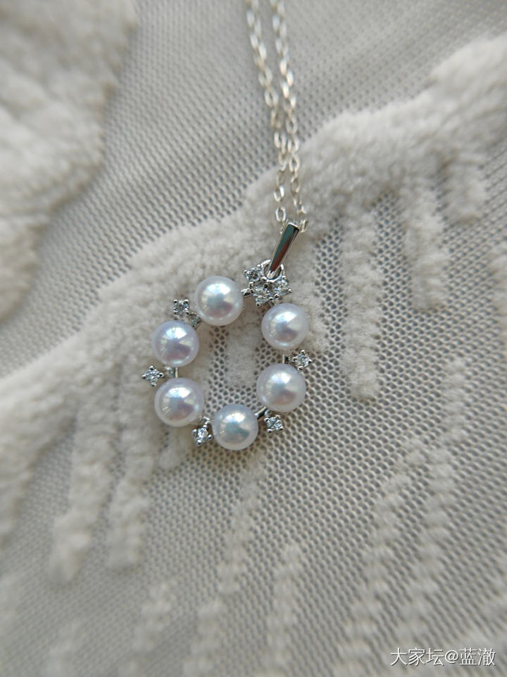 各种镶嵌珍珠首饰，都是银镶_有机宝石