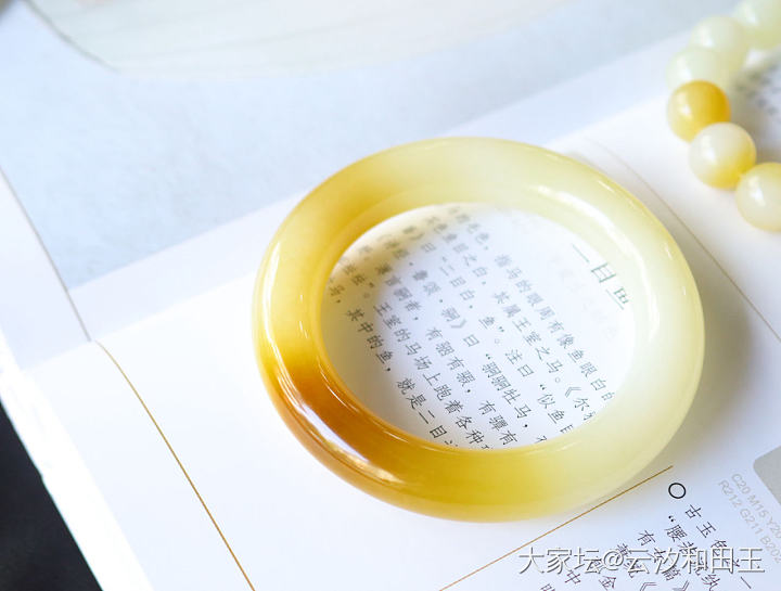 和田玉糖白手镯手串挂件_和田玉