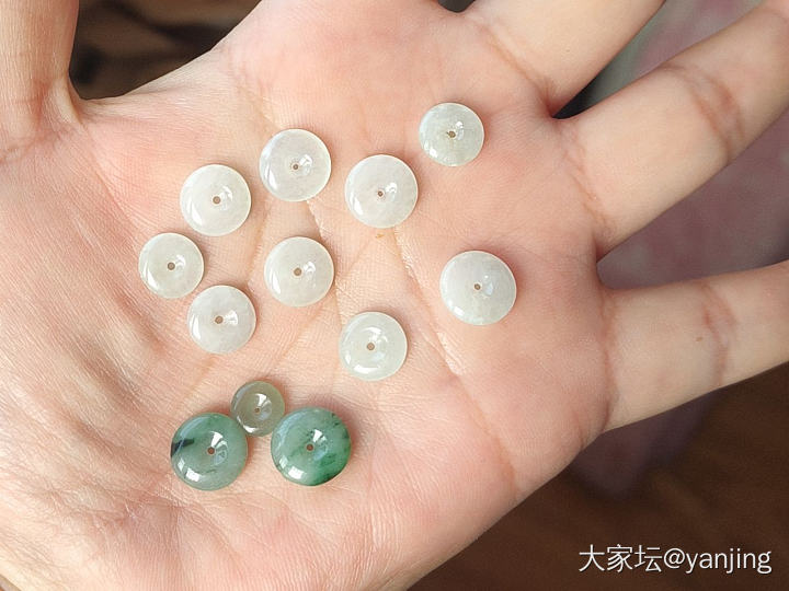 天然缅甸A货翡翠戒指耳钉_翡翠