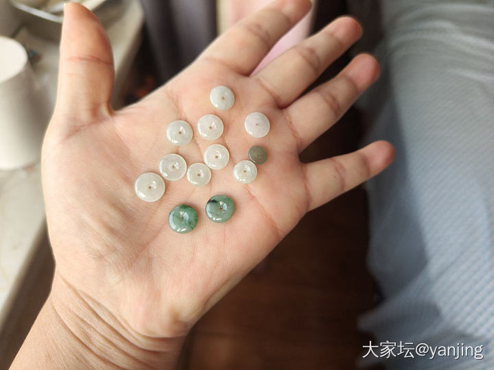 天然缅甸A货翡翠戒指耳钉_翡翠