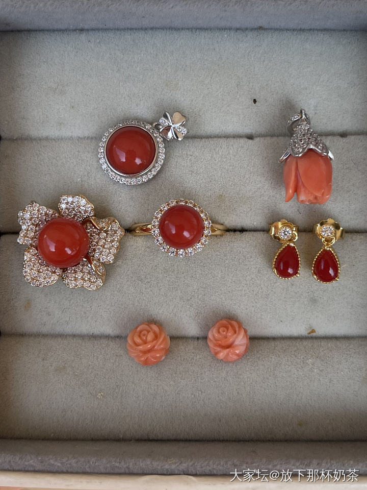 周末更新 血亏清理小百手链 都对半出珊瑚珍珠绿松蜜蜡小精品_有机宝石