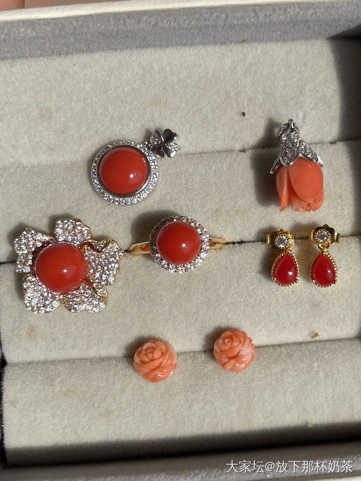 周末更新 血亏清理小百手链 都对半出珊瑚珍珠绿松蜜蜡小精品_有机宝石