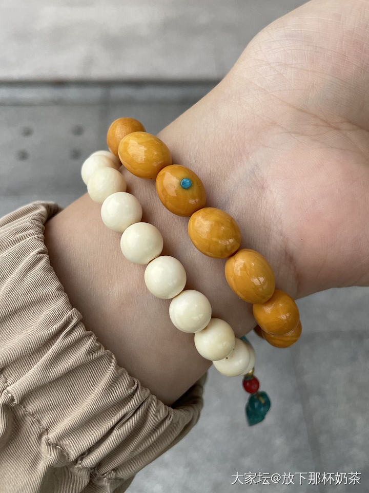 周末更新 血亏清理小百手链 都对半出珊瑚珍珠绿松蜜蜡小精品_有机宝石