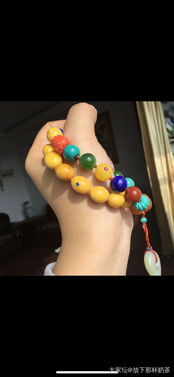 周末更新 血亏清理小百手链 都对半出珊瑚珍珠绿松蜜蜡小精品_有机宝石