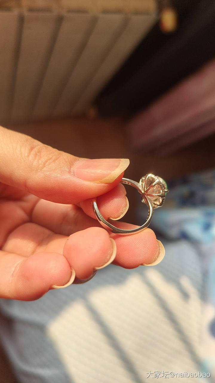 天然缅甸A货翡翠戒指_翡翠