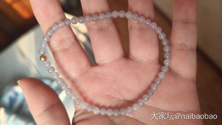 天然缅甸A货翡翠珠链_翡翠