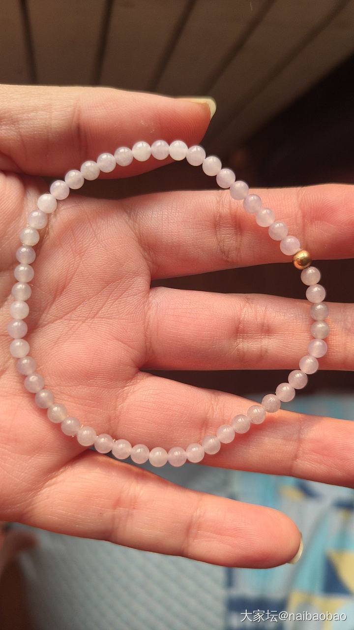 天然缅甸A货翡翠珠链_翡翠