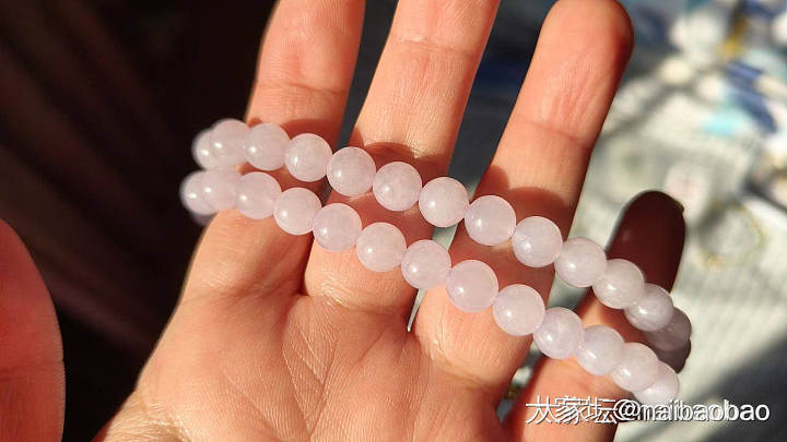 天然缅甸A货翡翠珠链_翡翠