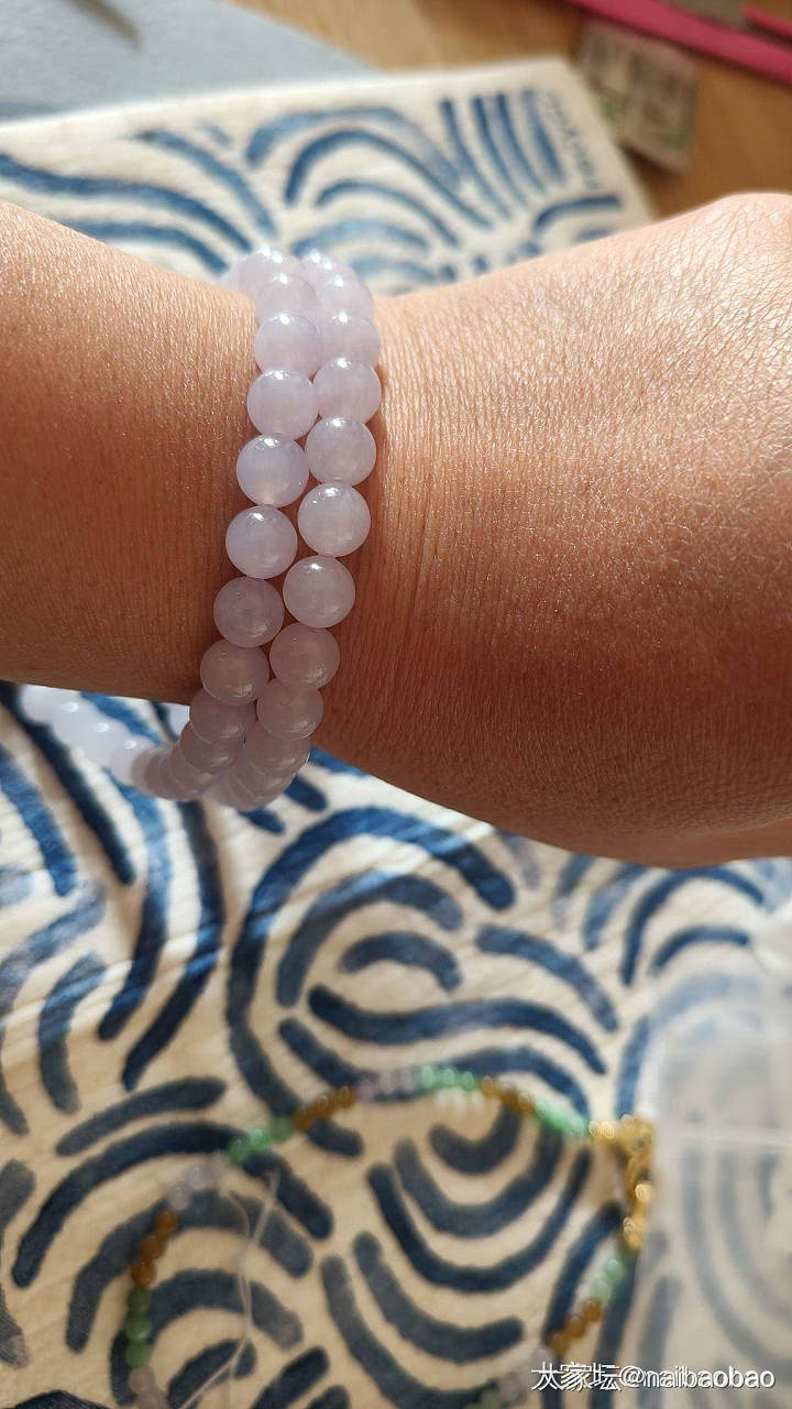 天然缅甸A货翡翠珠链_翡翠