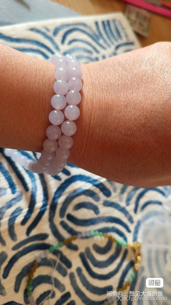 天然缅甸A货翡翠珠链_翡翠