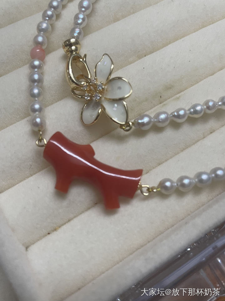 周末更新 血亏清理小百手链 都对半出珊瑚珍珠绿松蜜蜡小精品_有机宝石