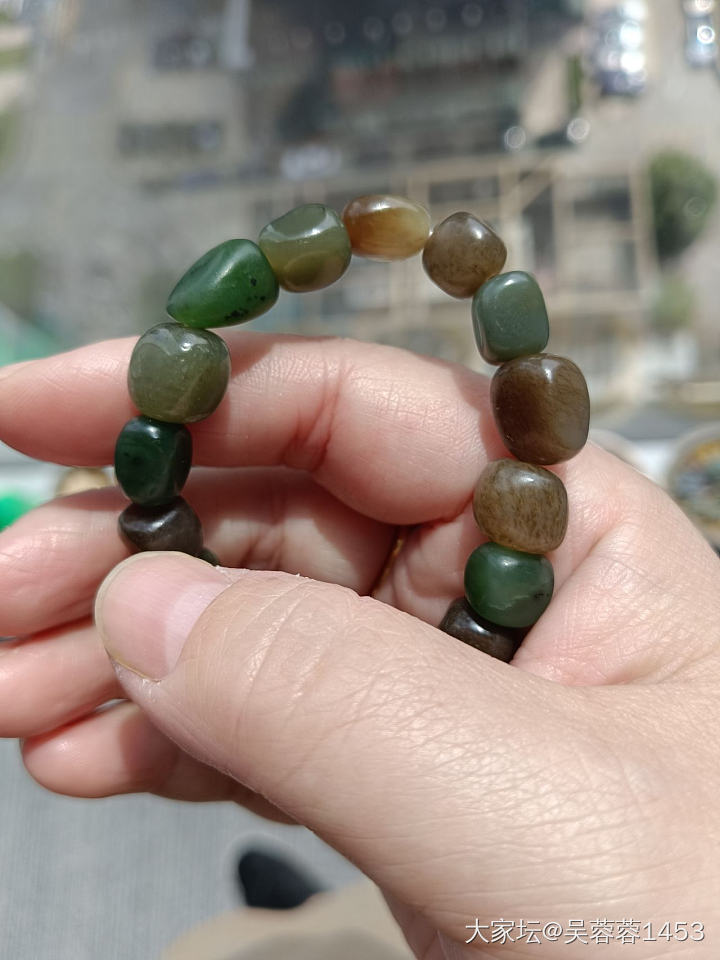 和田玉随形多宝串_和田玉