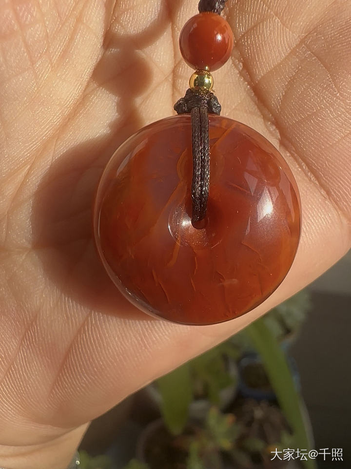 南红火焰胖平安扣_玉石