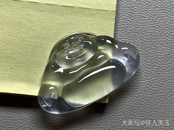 佳人美玉玻璃种佛公_翡翠
